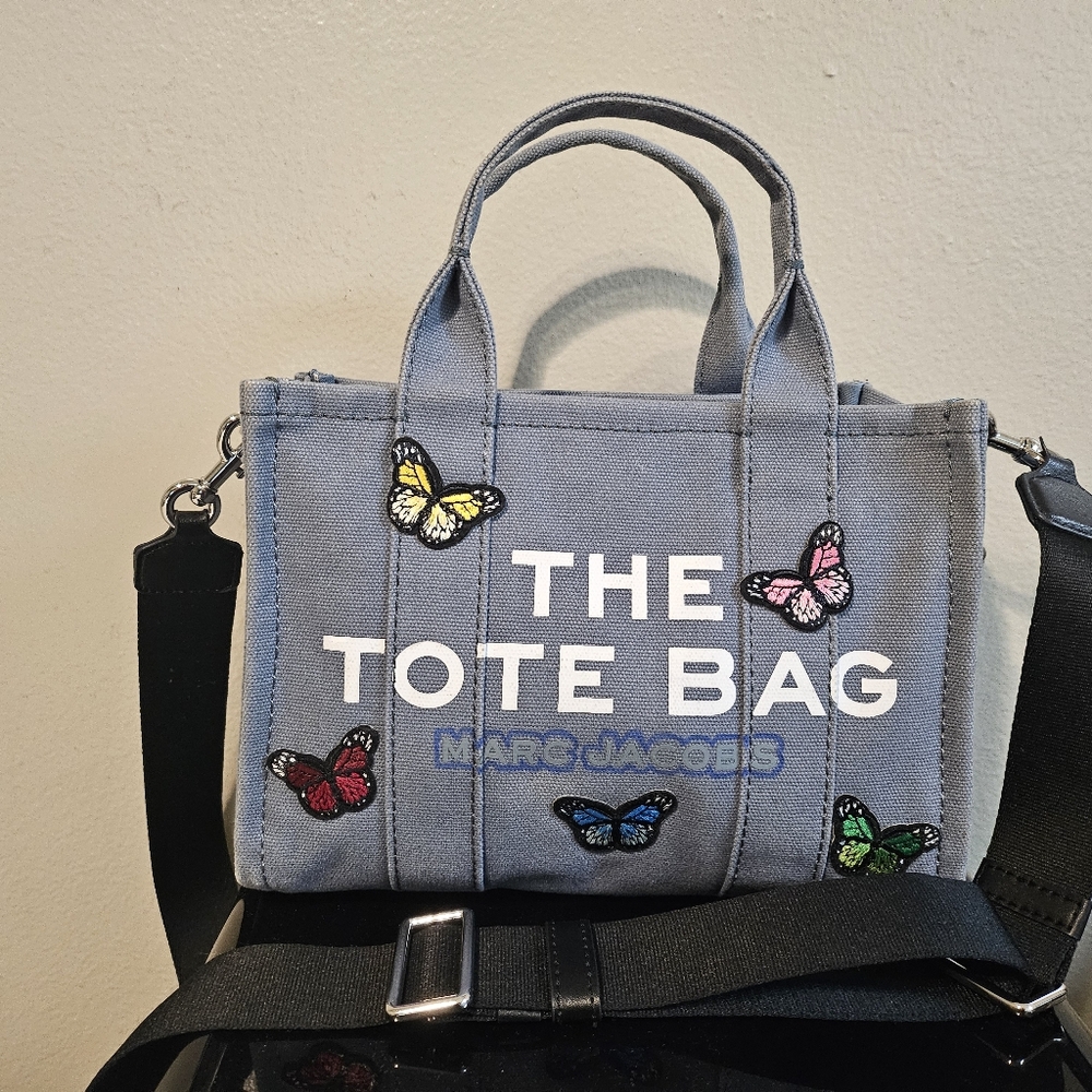 Marc Jacobs Tote with Custom Butterfly Details - Picture 3 of 4